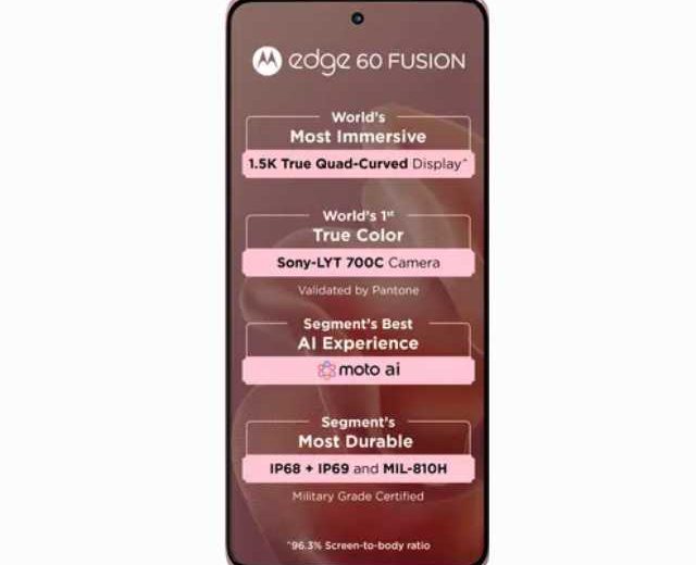 Motorola Edge 60 Fusion